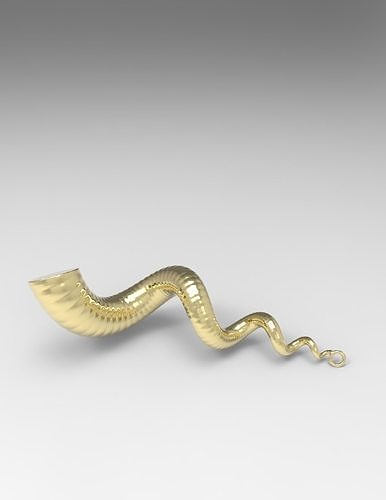 Cockleshell - Snail Mollusc Charm 3D Model - 3D Printing Charm  3D print model