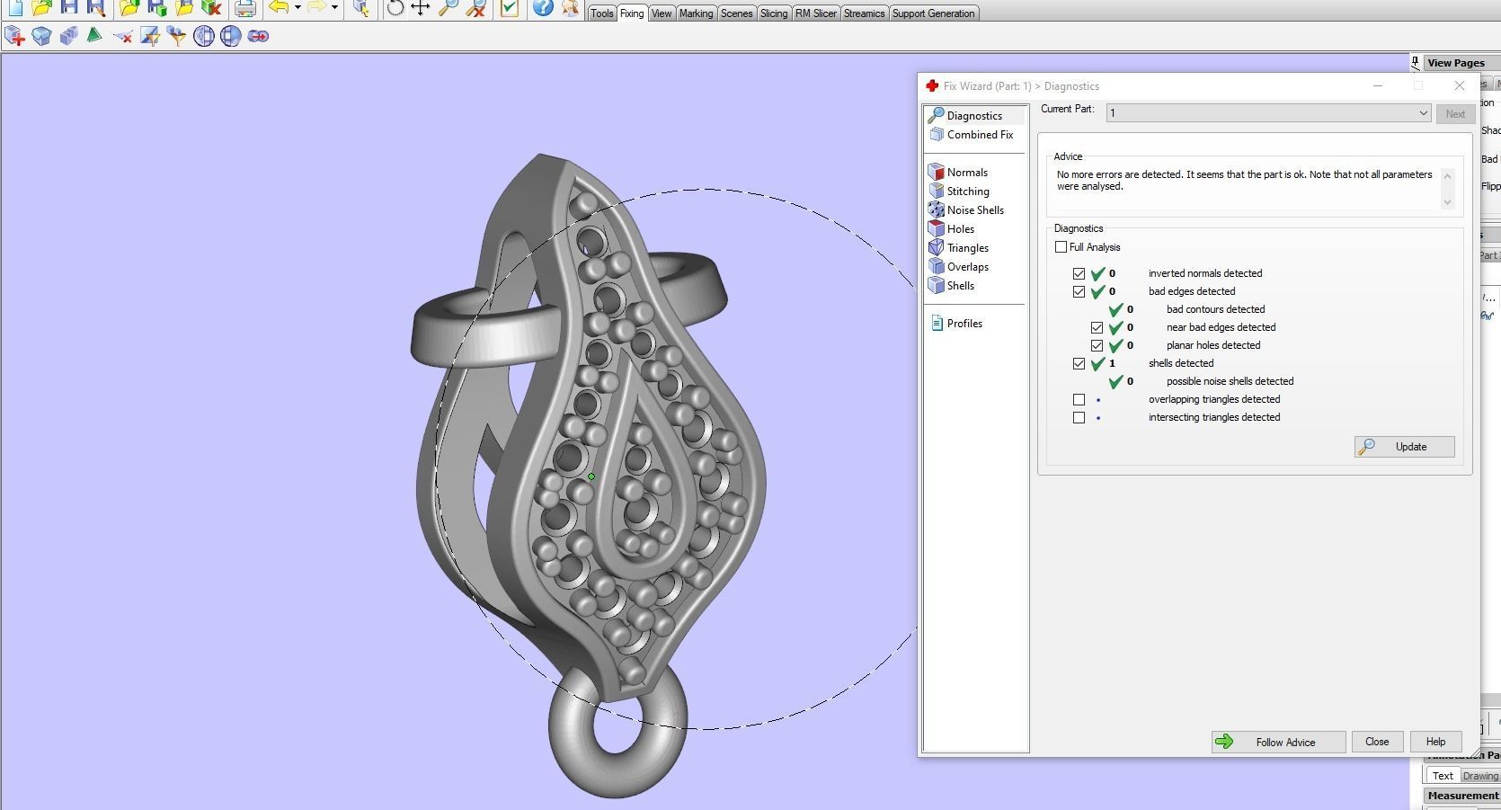 Magerit pendant with dragon 3D print model_6