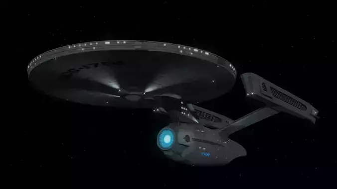 USSEnterpriseNCC1701refit 3D model