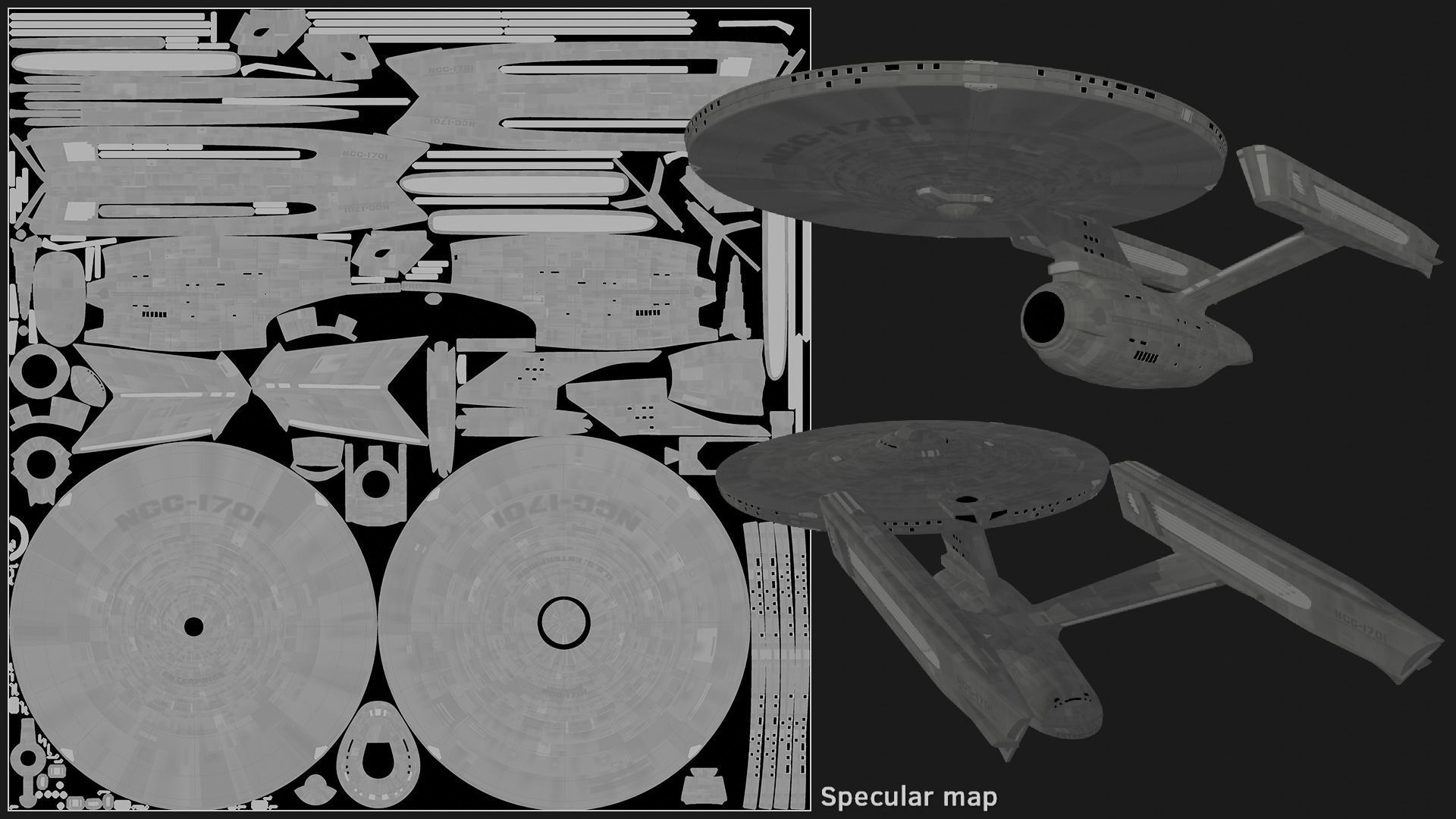USSEnterpriseNCC1701refit 3D model_5