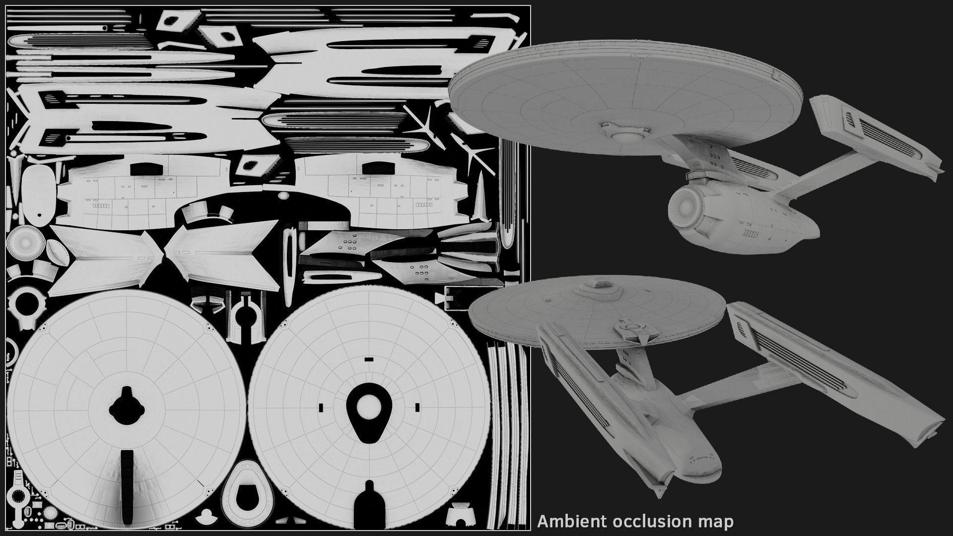 USSEnterpriseNCC1701refit 3D model_4
