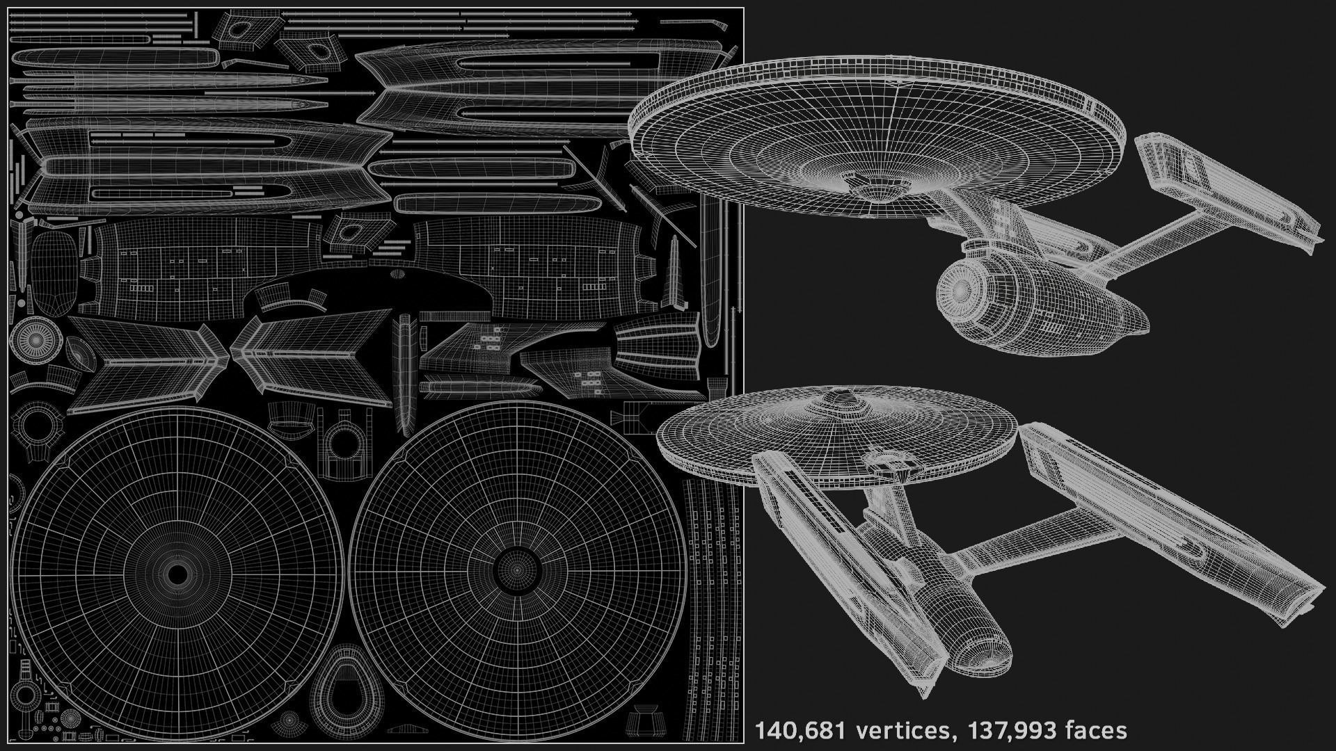 USSEnterpriseNCC1701refit 3D model_2