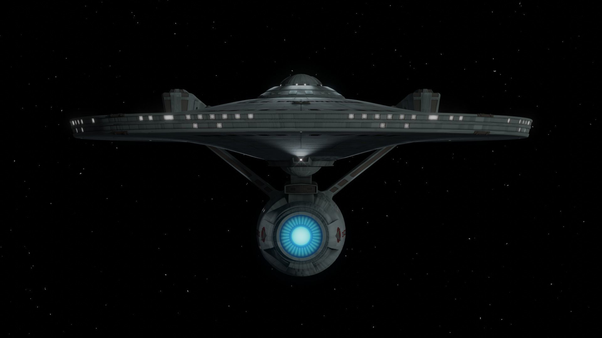 USSEnterpriseNCC1701refit 3D model_13