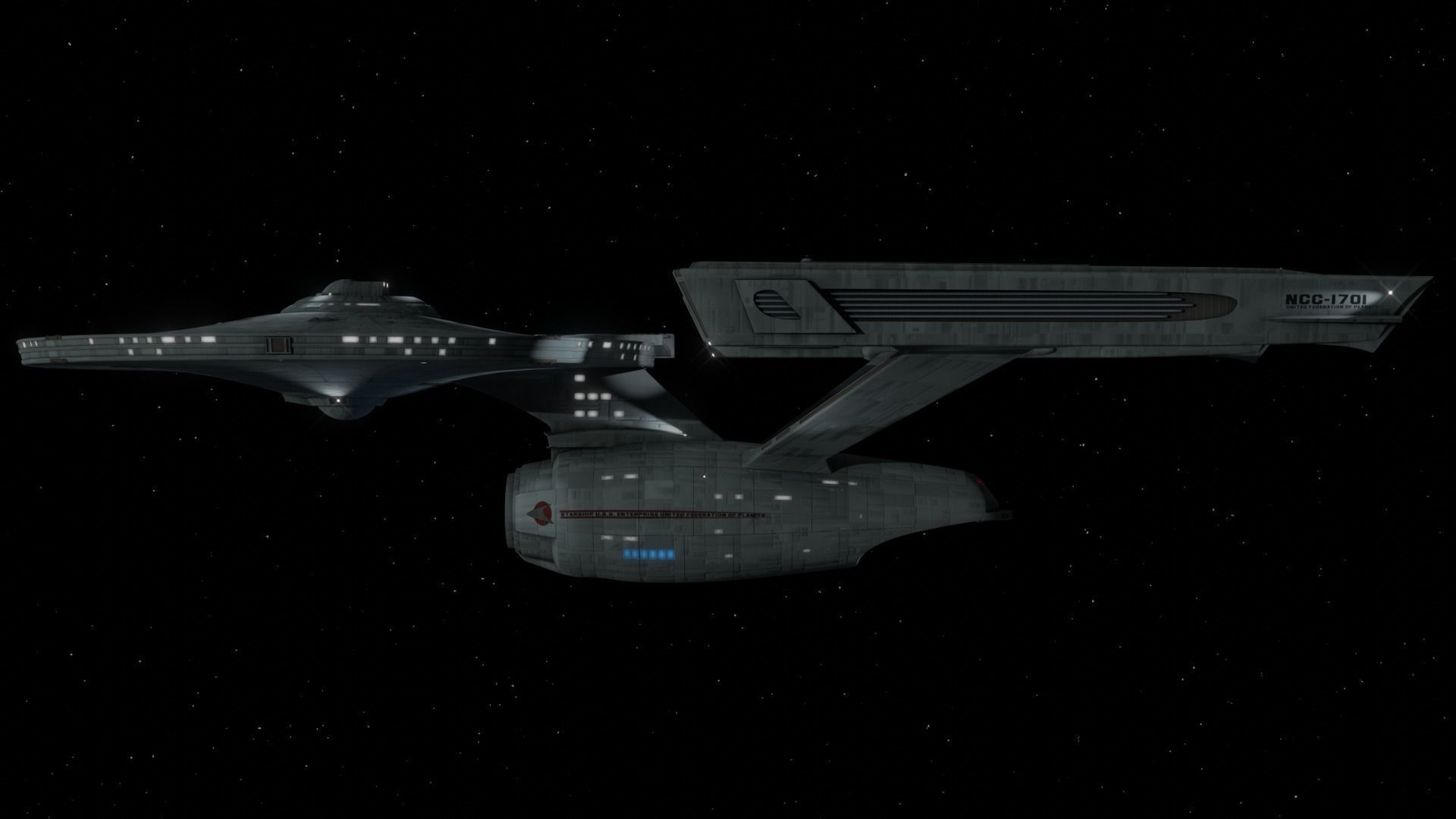 USSEnterpriseNCC1701refit 3D model_14