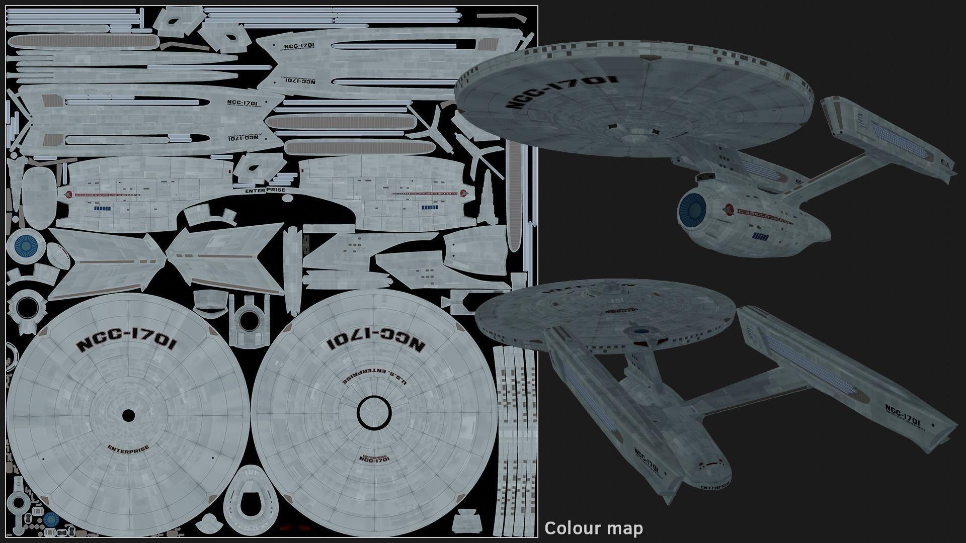 USSEnterpriseNCC1701refit 3D model_3