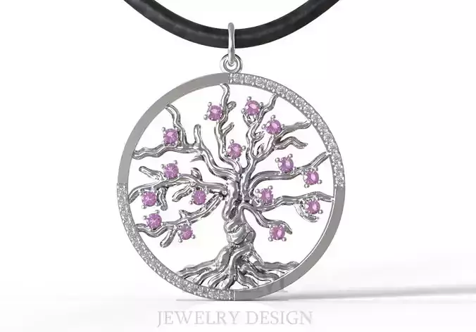 The tree of life pendant 3D print model