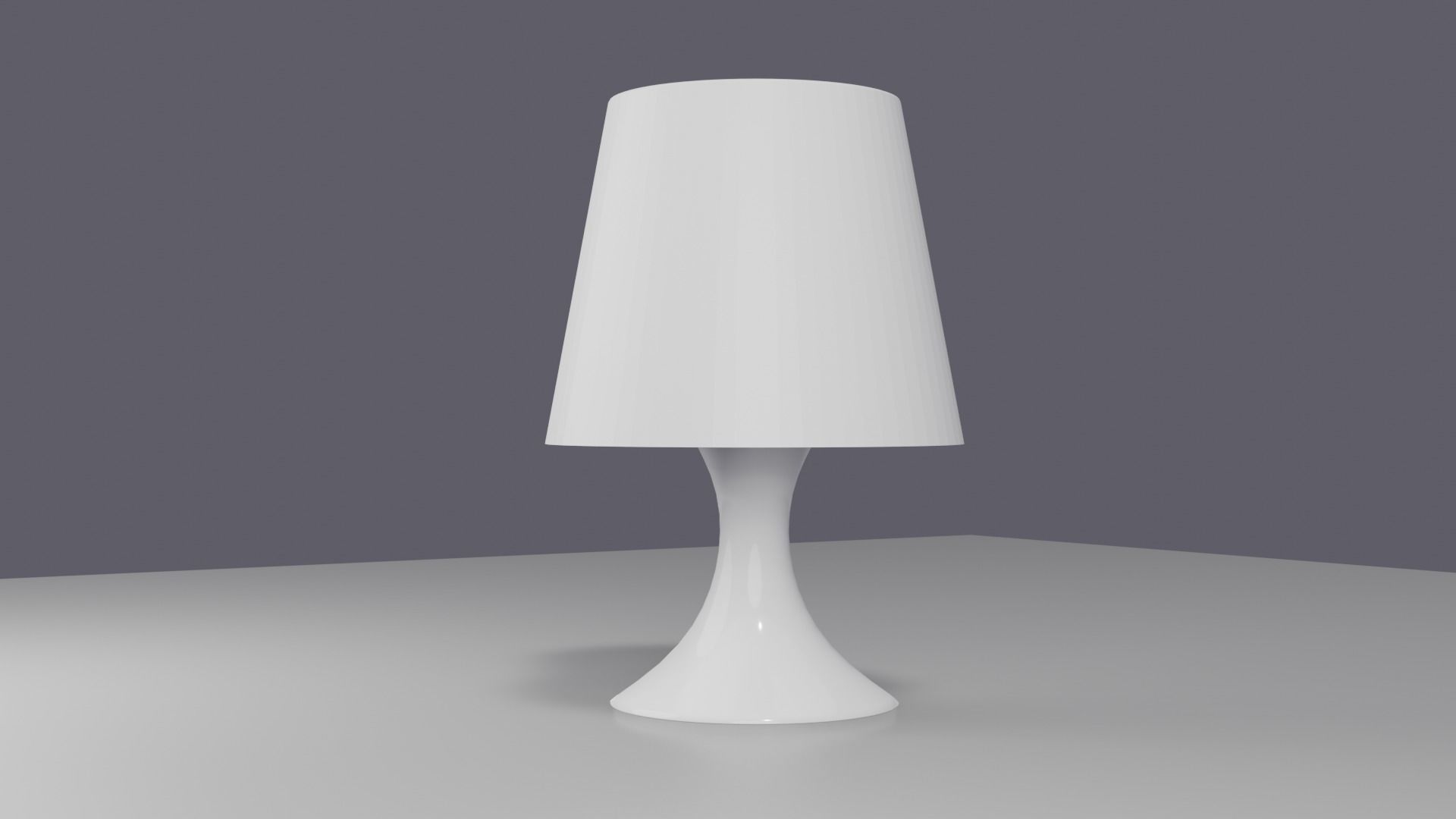 Desk Lamp LAMPAN - IKEA 3D model_1