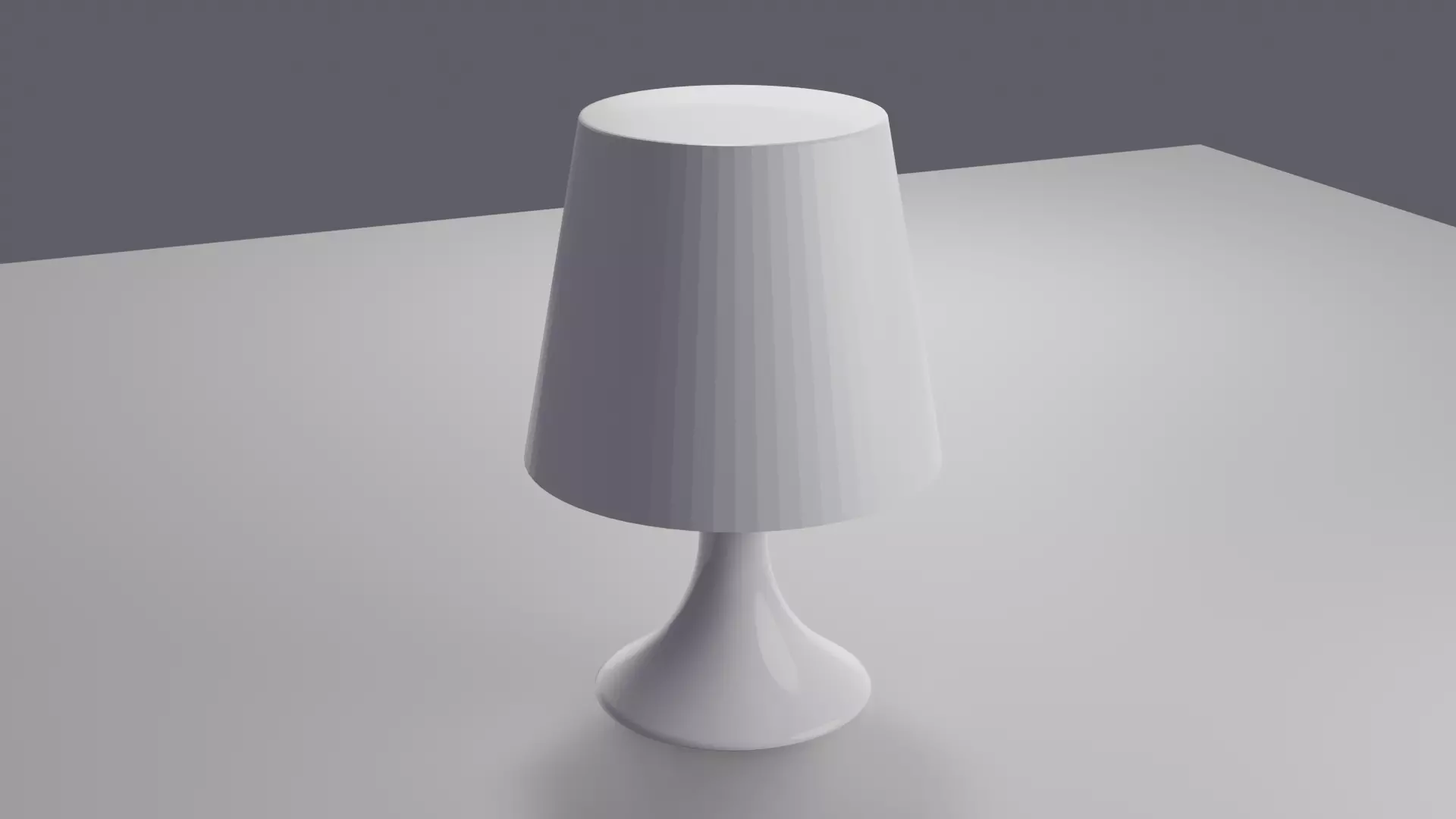 Desk Lamp LAMPAN - IKEA 3D model_0