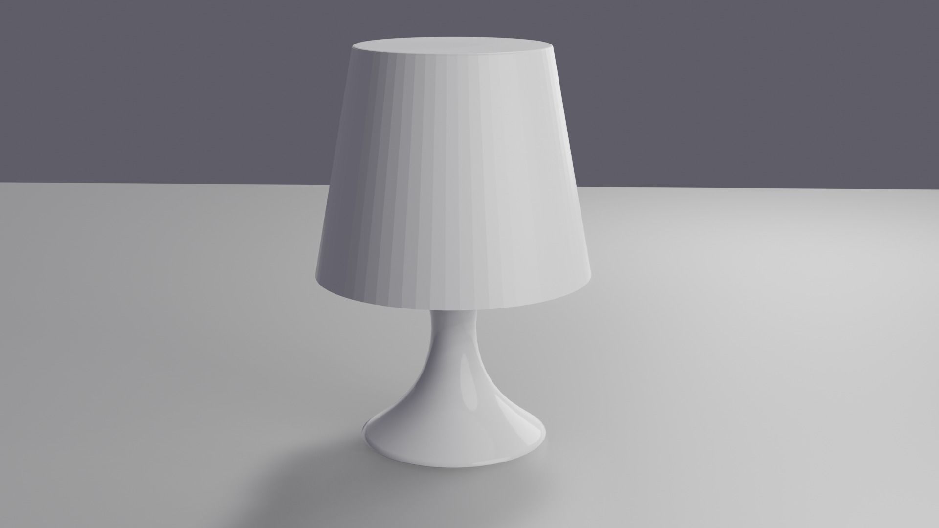 Desk Lamp LAMPAN - IKEA 3D model_4