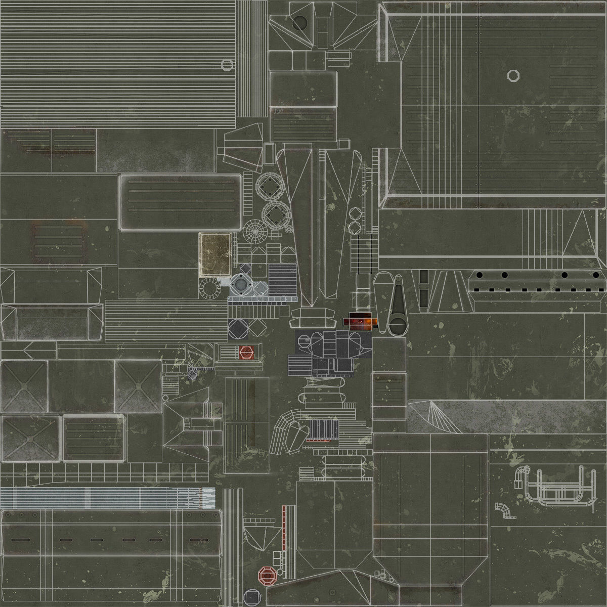 BM-21 Grad Low-poly 3D model_16