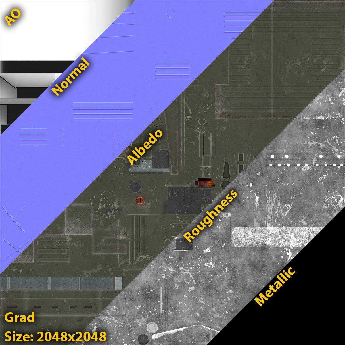 BM-21 Grad Low-poly 3D model_12