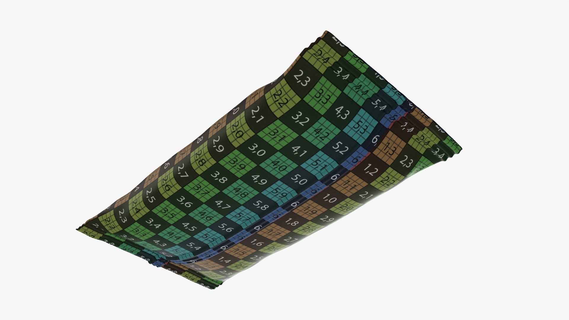 Foil pack mockup 3D model_12