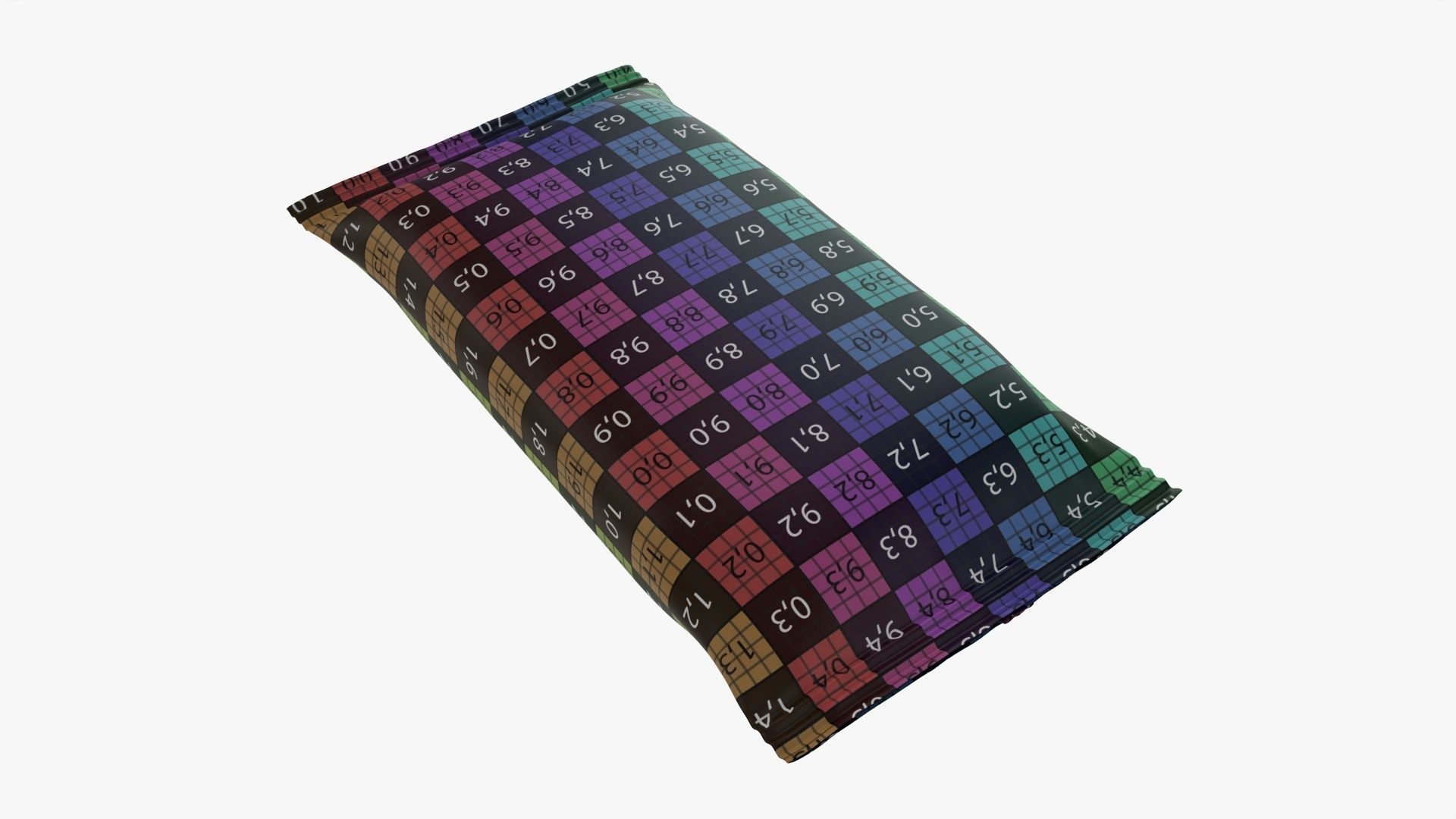 Foil pack mockup 3D model_10