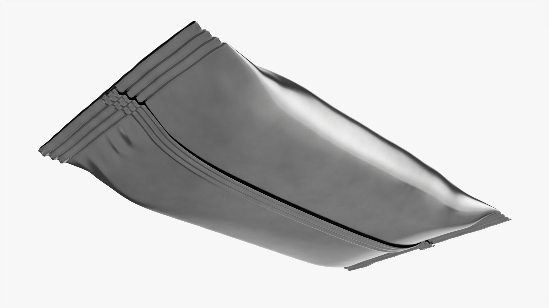 Foil pack mockup 3D model_3