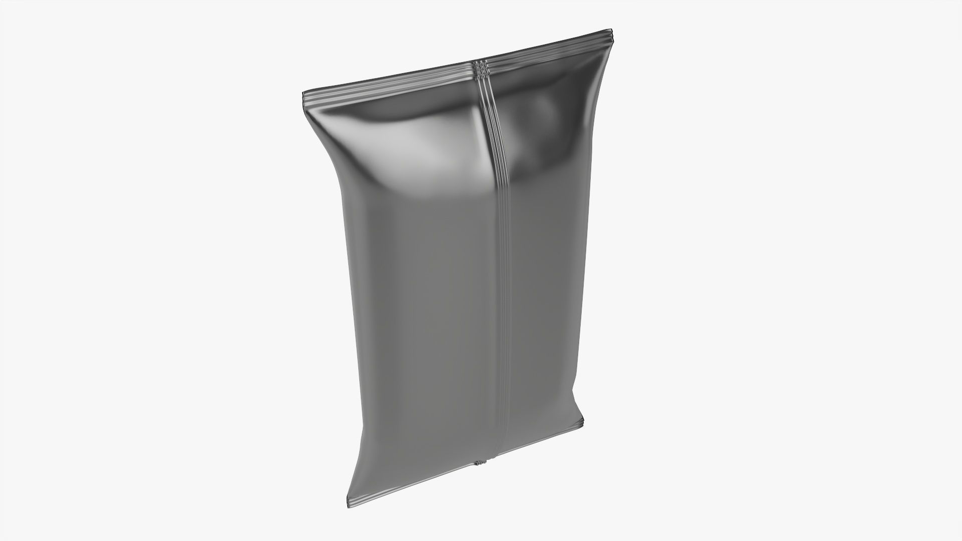 Potato chips package large smooth mockup 3D model_3