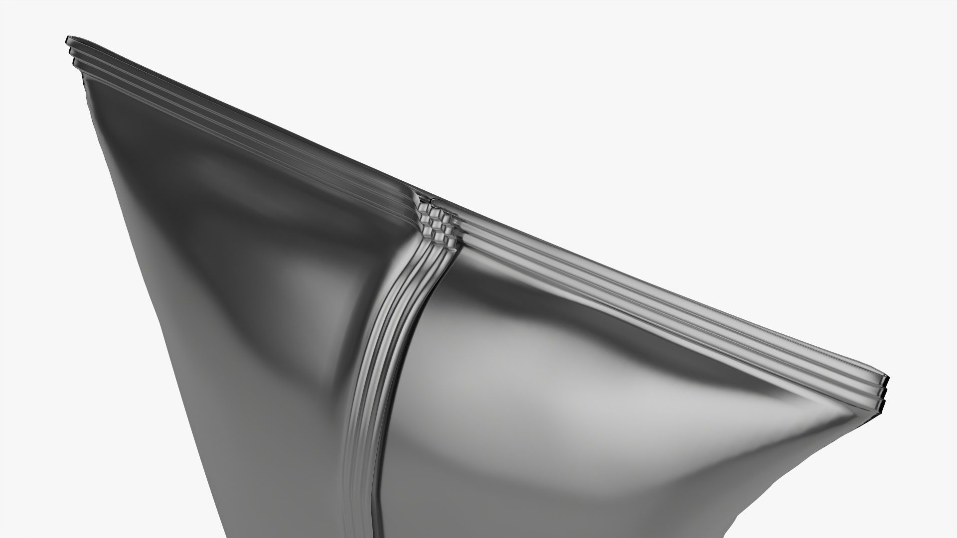 Potato chips package large smooth mockup 3D model_4