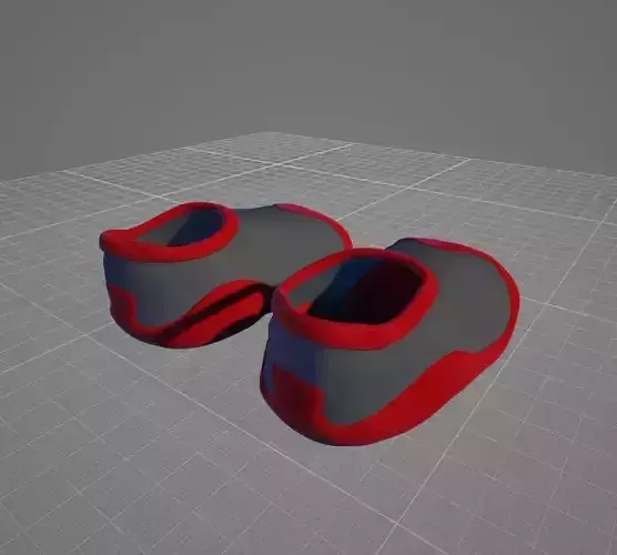 baby shoes 3d model