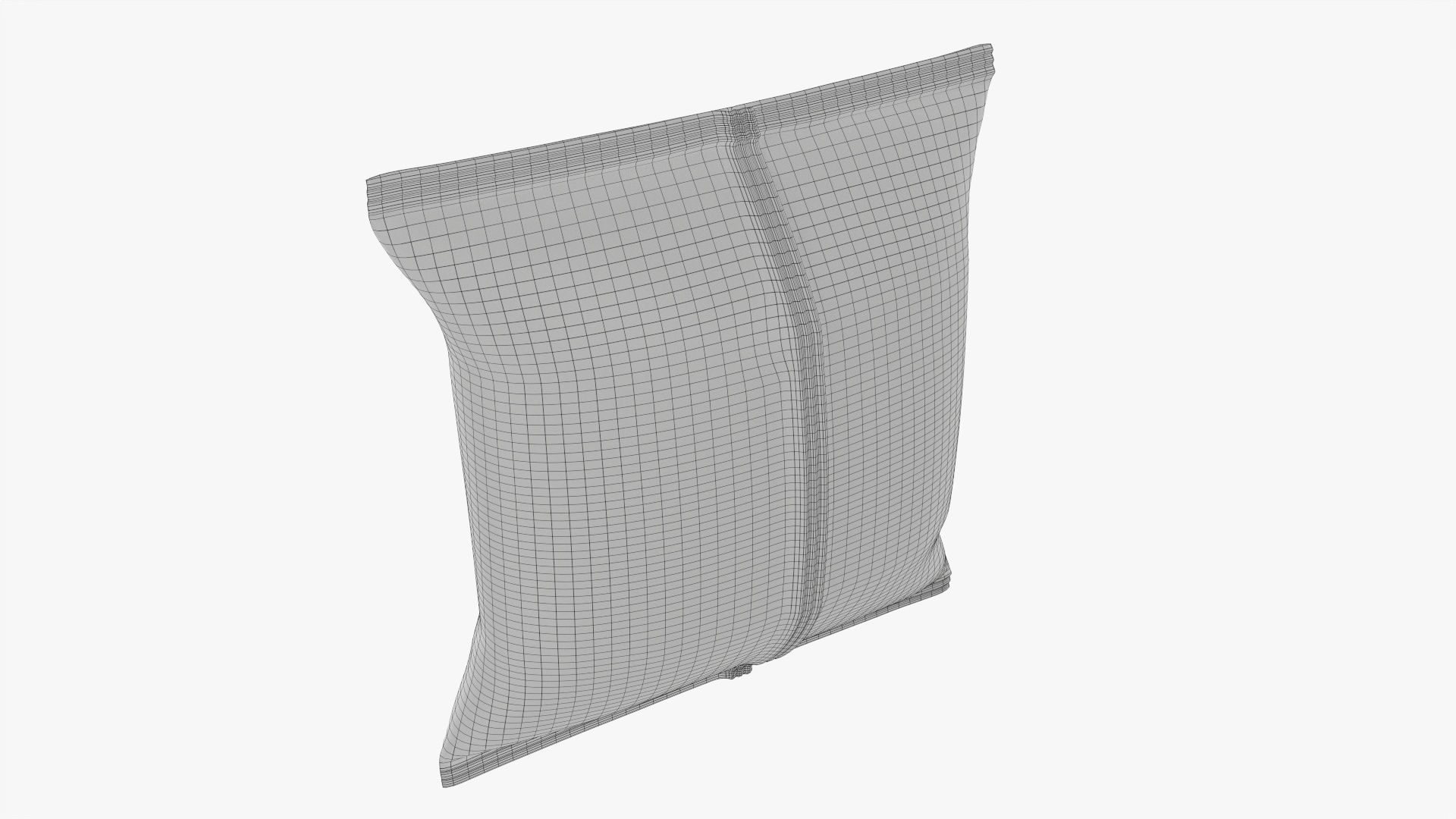 Potato chips small package square smooth mockup 3D model_7