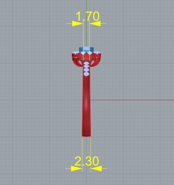 Ring and Earrings Heart Prong Shape 3D print model_13