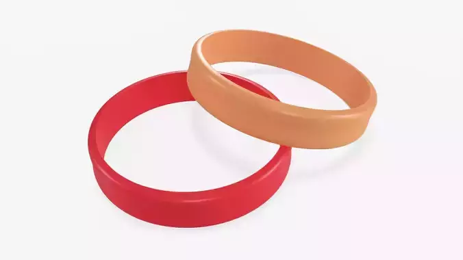 Silicone slim wristband