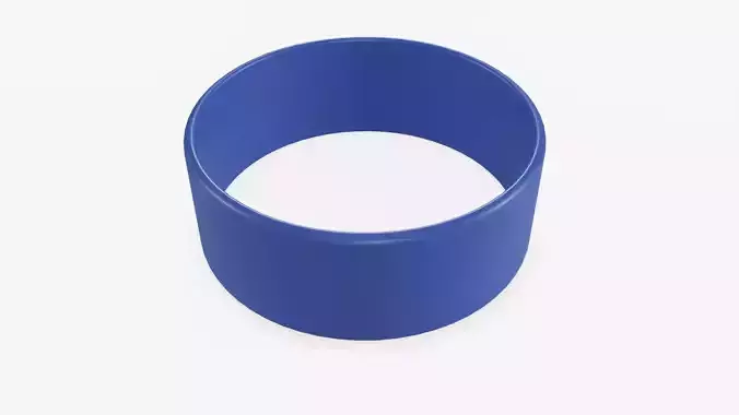 Silicone wide wristband