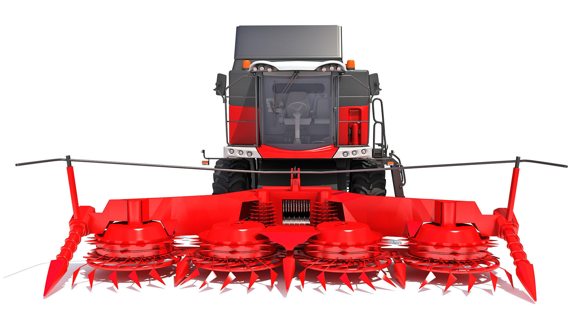  Combine Harvester 3D model_10