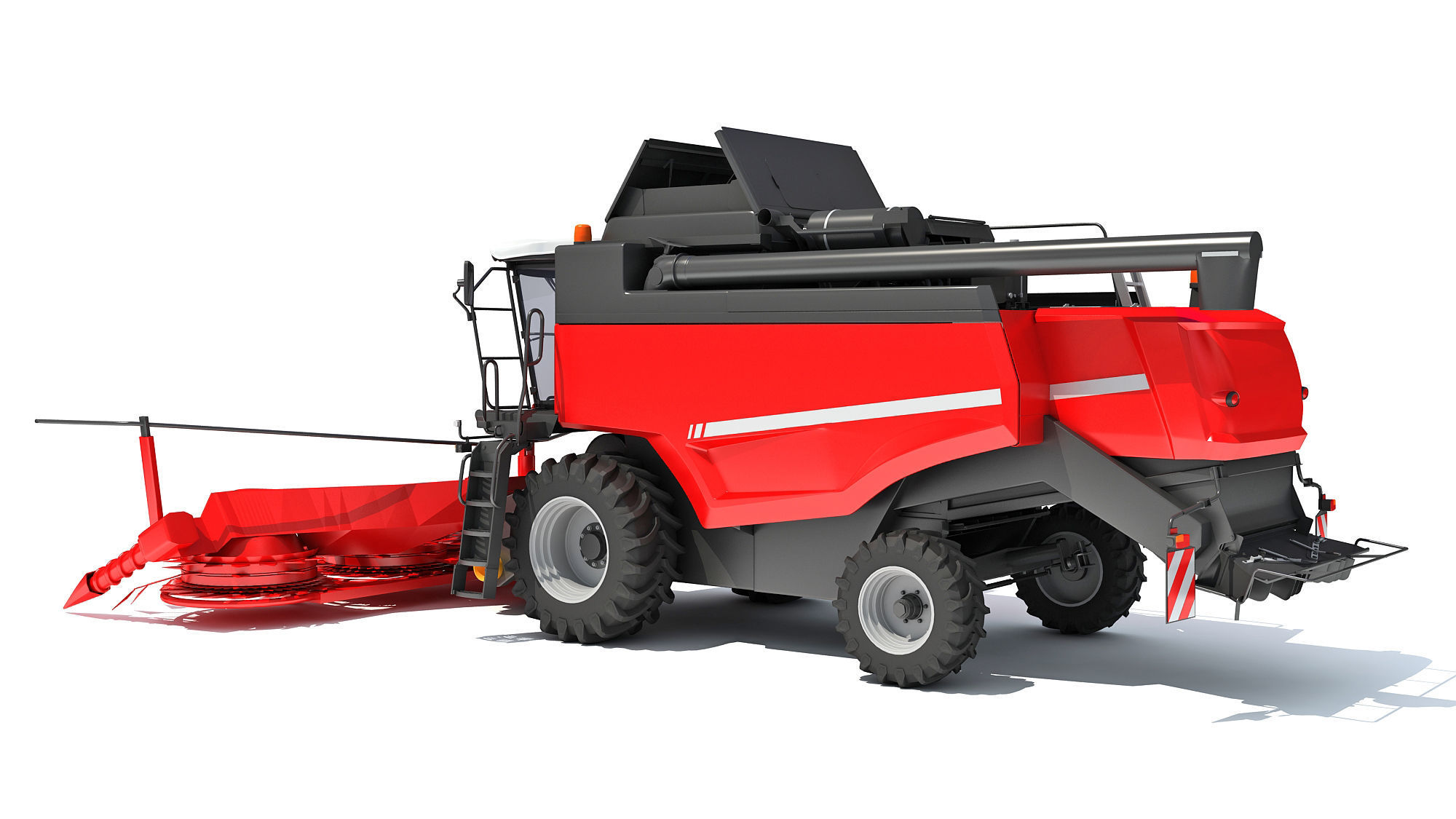  Combine Harvester 3D model_2