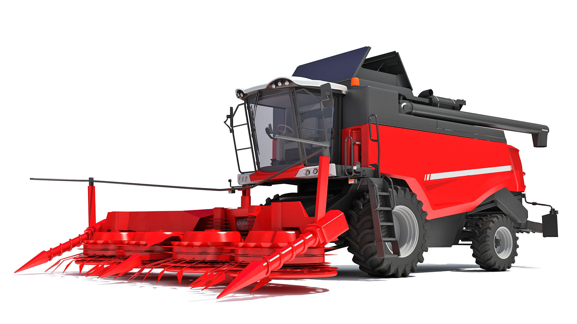  Combine Harvester 3D model_11