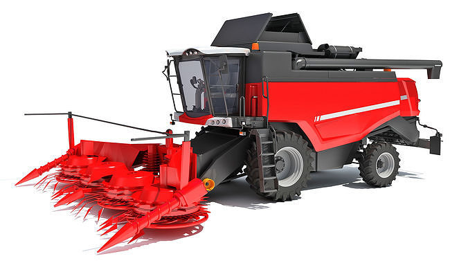  Combine Harvester 3D model