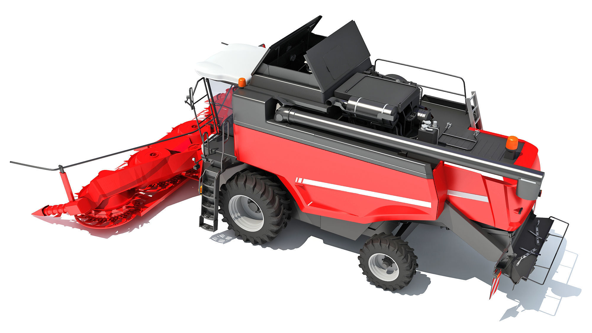  Combine Harvester 3D model_3