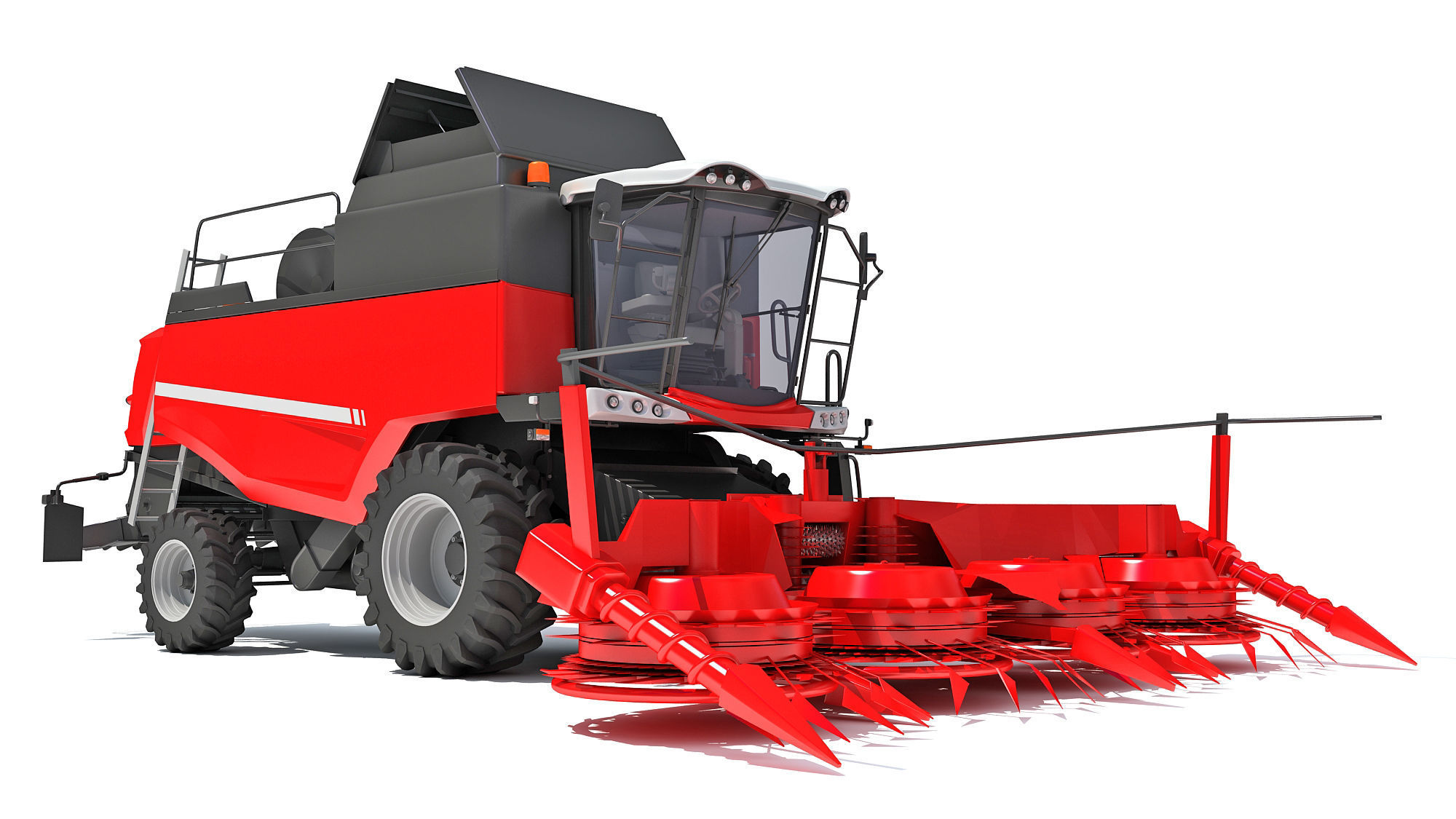 Combine Harvester 3D model_9