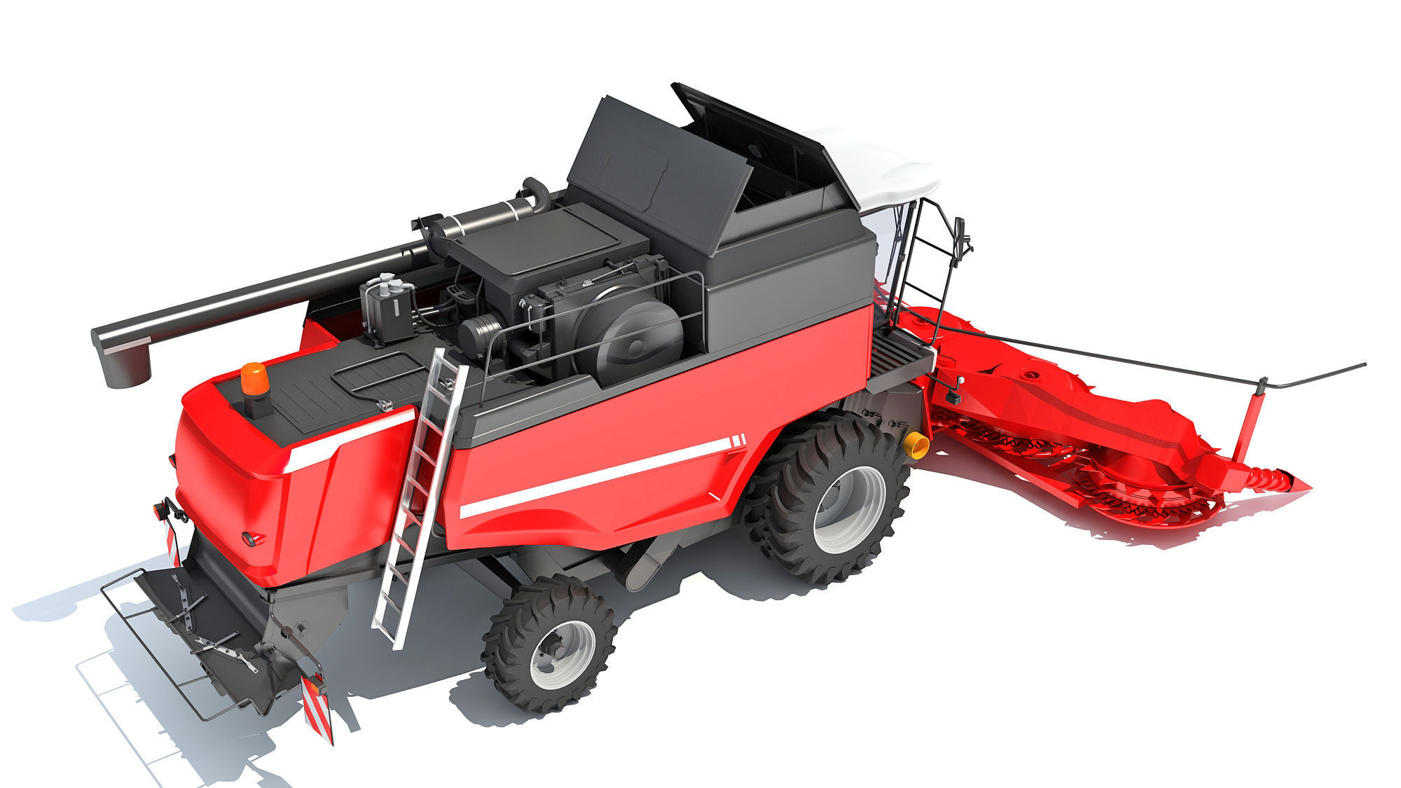  Combine Harvester 3D model_6