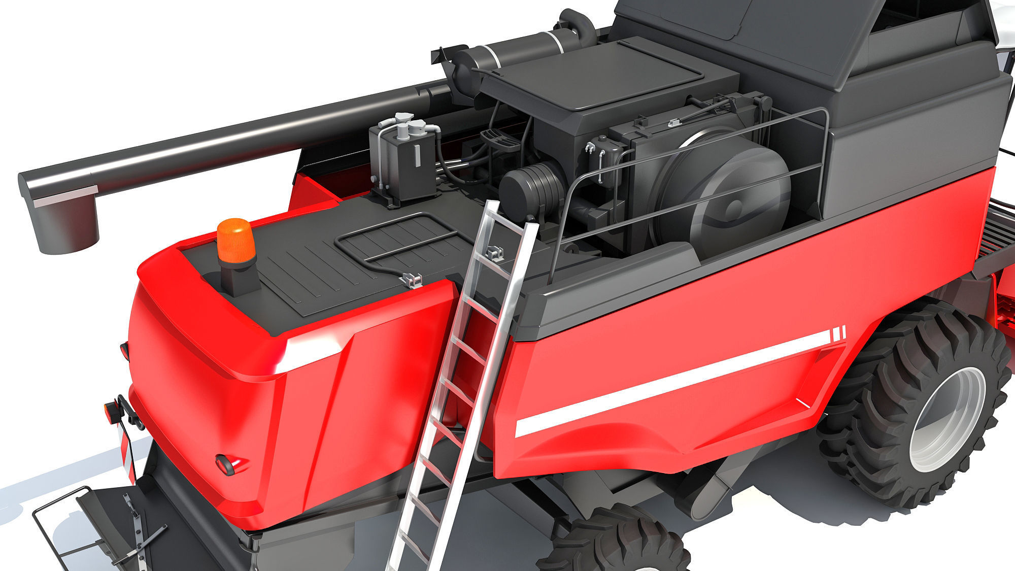  Combine Harvester 3D model_13