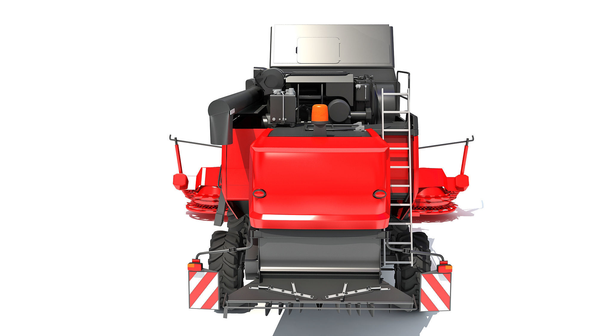  Combine Harvester 3D model_4