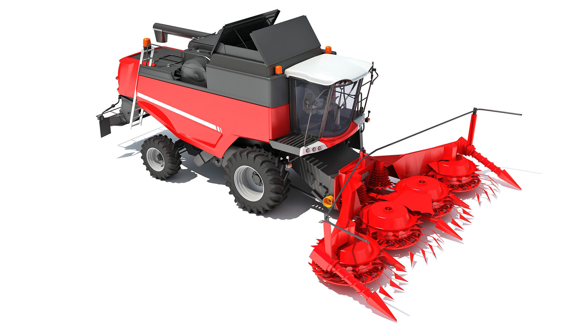  Combine Harvester 3D model_8