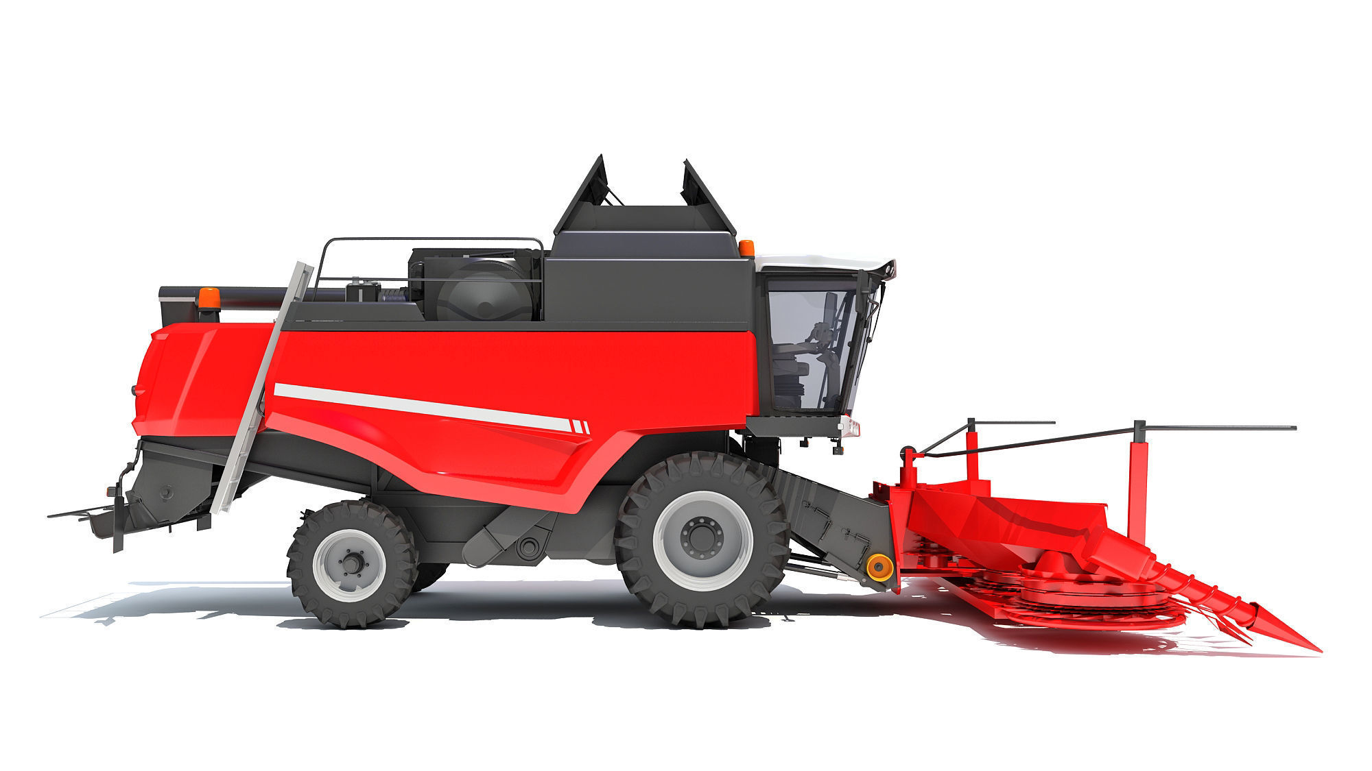  Combine Harvester 3D model_7