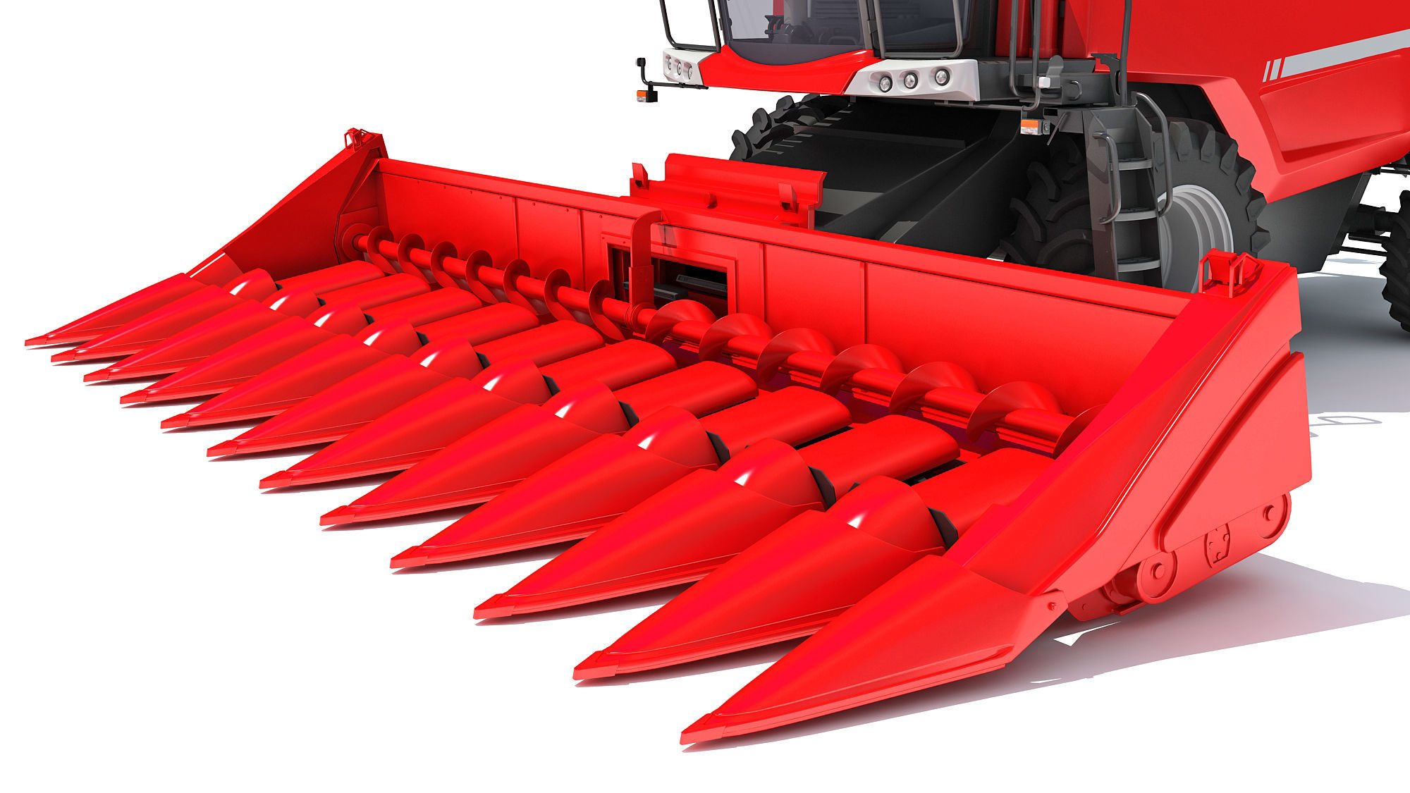 Combine Harvester 3D model_12