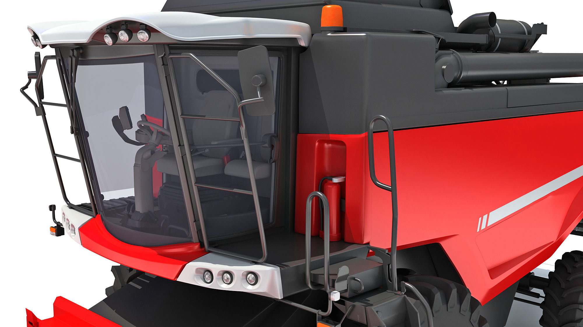 Combine Harvester 3D model_15