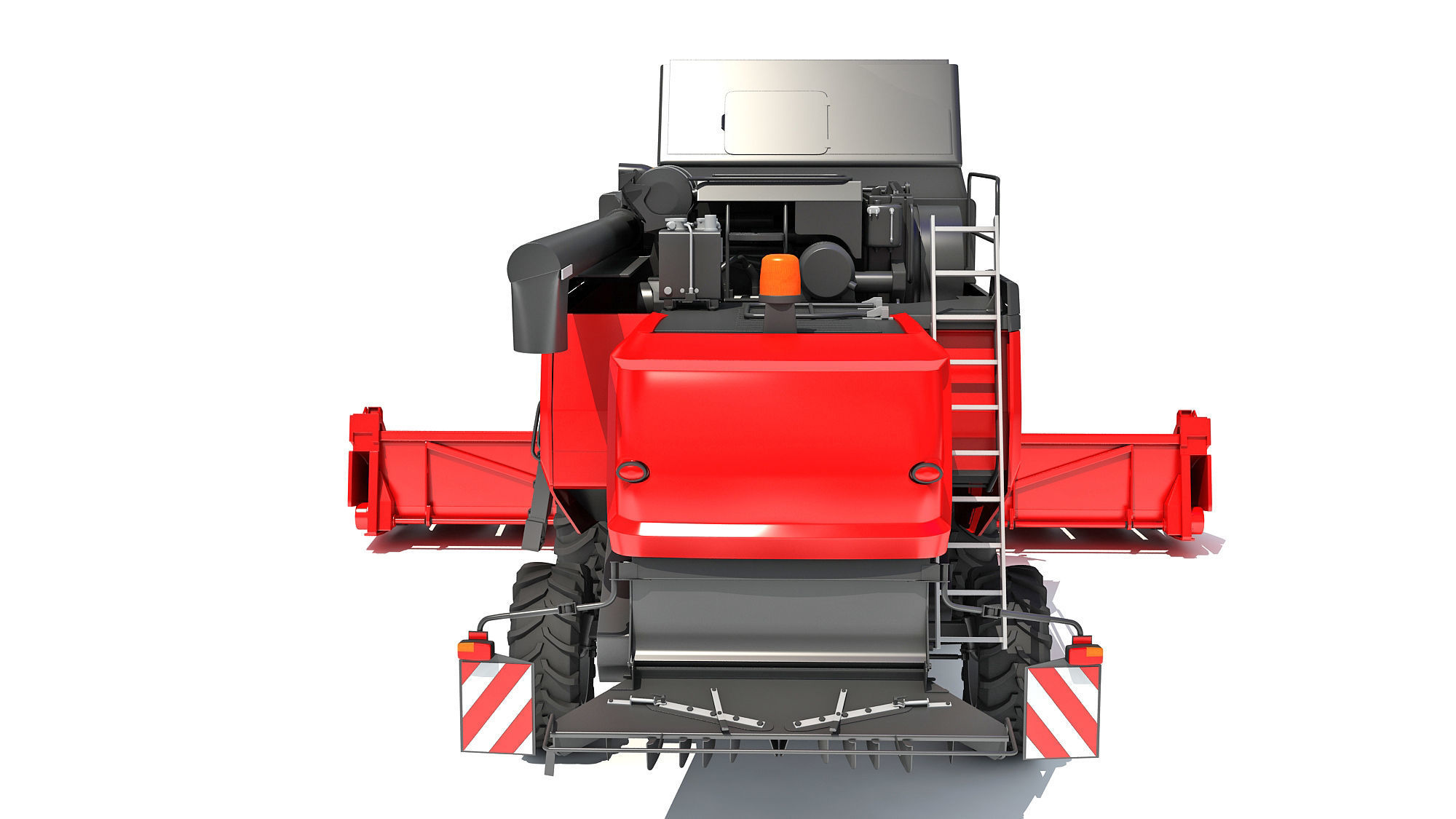 Combine Harvester 3D model_4