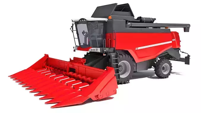 Combine Harvester 3D model