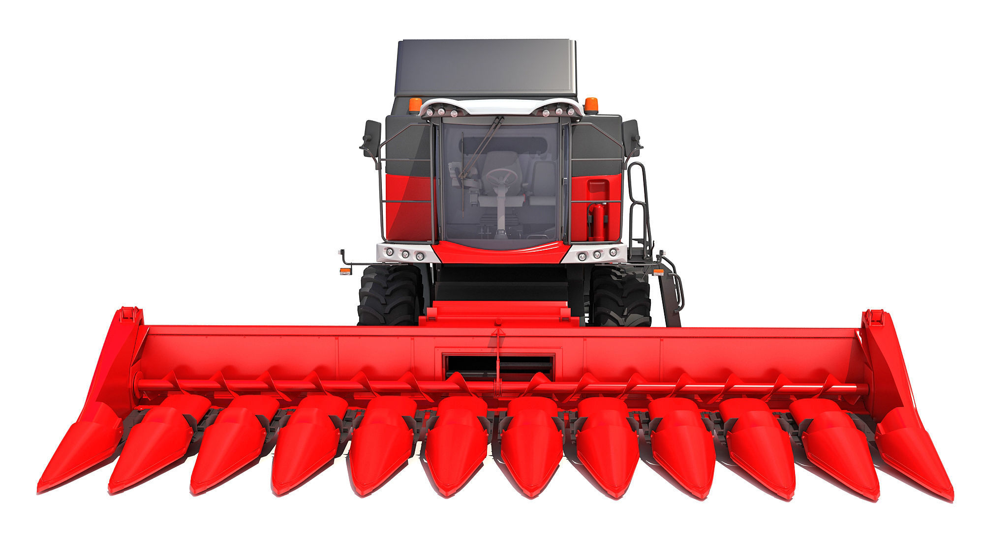 Combine Harvester 3D model_10