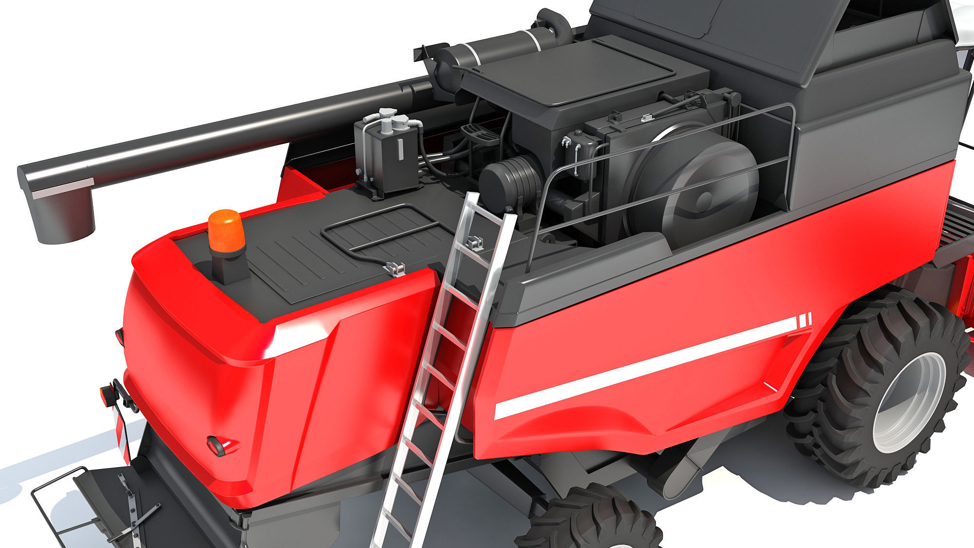 Combine Harvester 3D model_13