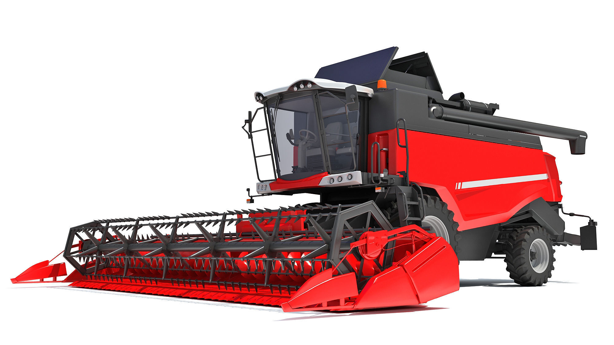 Combine Harvester 3D model_12