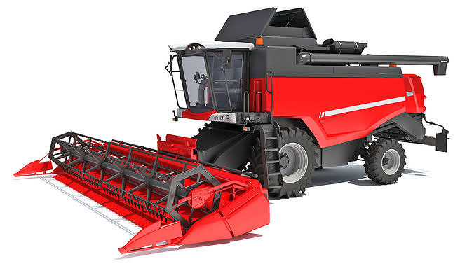 Combine Harvester 3D model