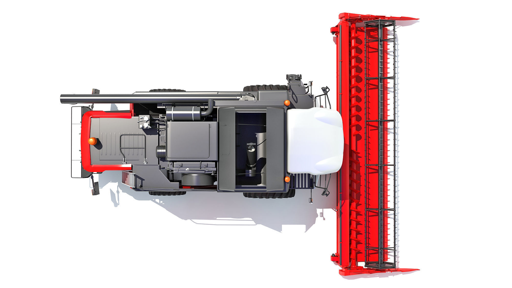Combine Harvester 3D model_9