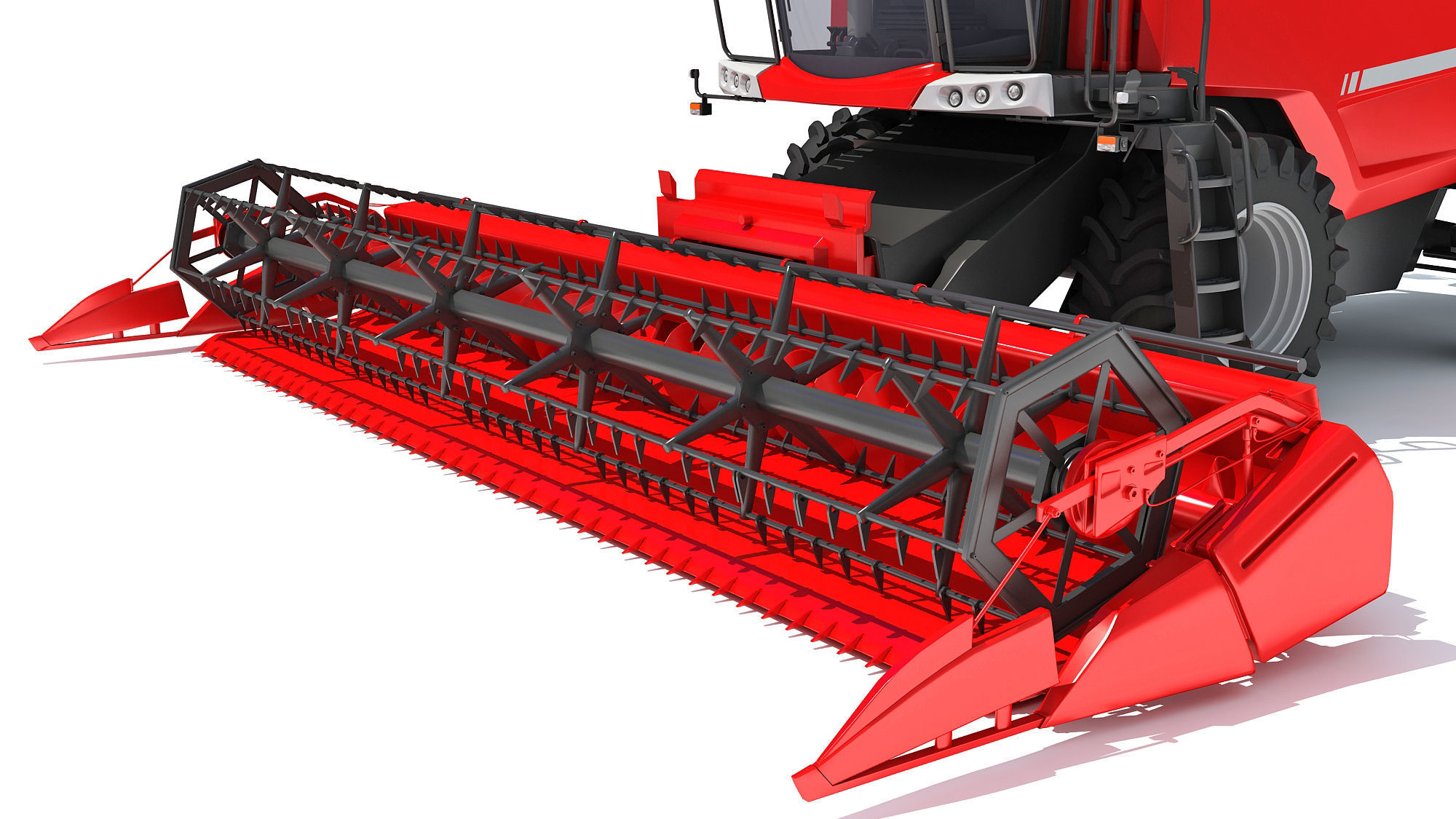 Combine Harvester 3D model_13