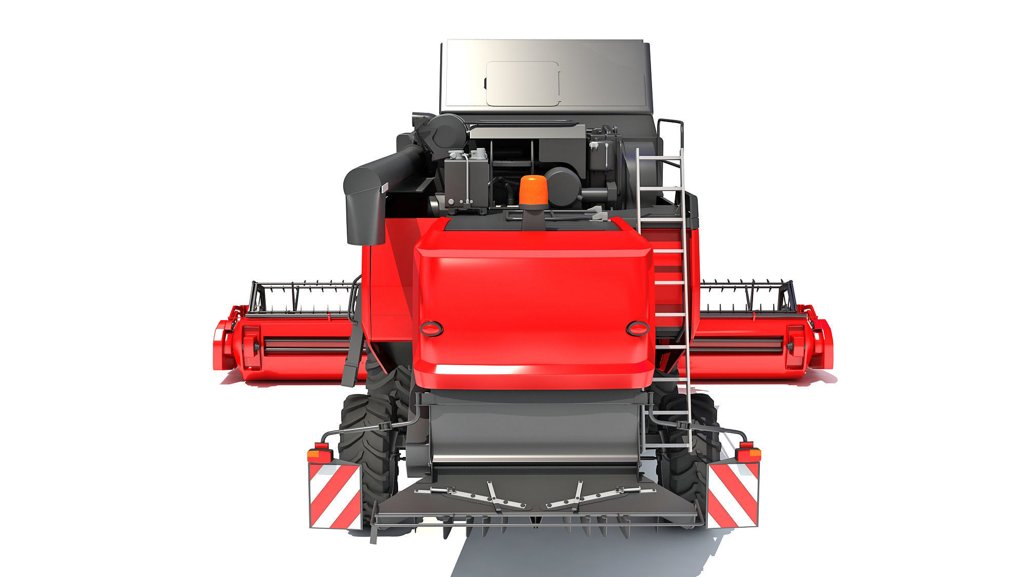 Combine Harvester 3D model_4