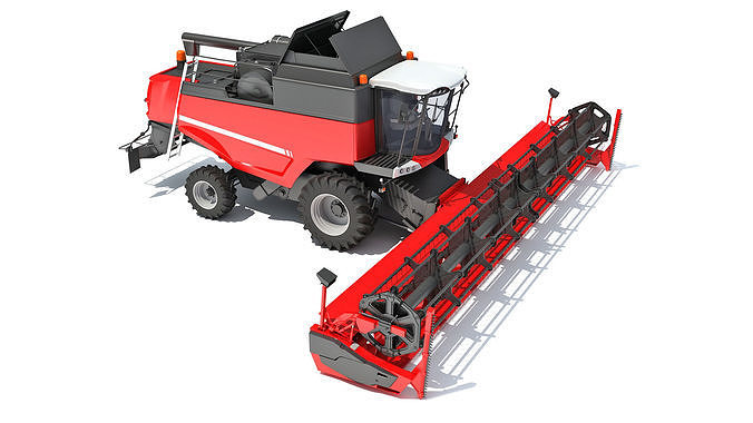 Combine Harvester 3D model