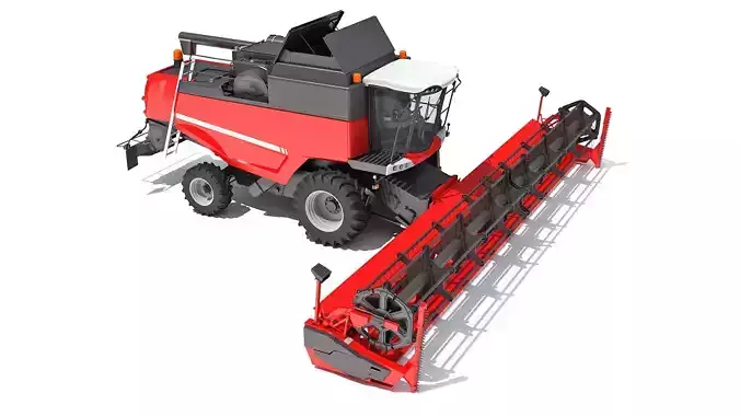 Combine Harvester 3D model