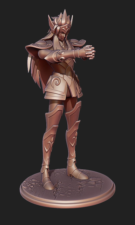 Saint Seiya Kamus Aquarius 3D print model_4